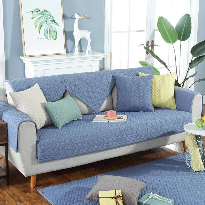 Мягкая Нескользящая Всесезонная подушка для дивана универсальный кожаный чехол