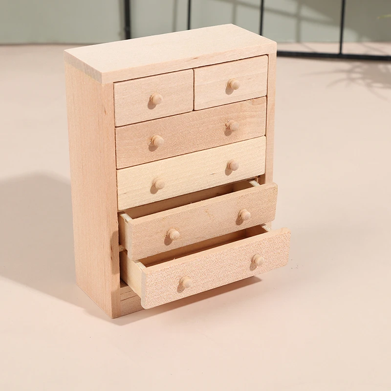 

Miniature Closet Hanging Book Bedside Table Cabinet Cupboard Model Dollhouse