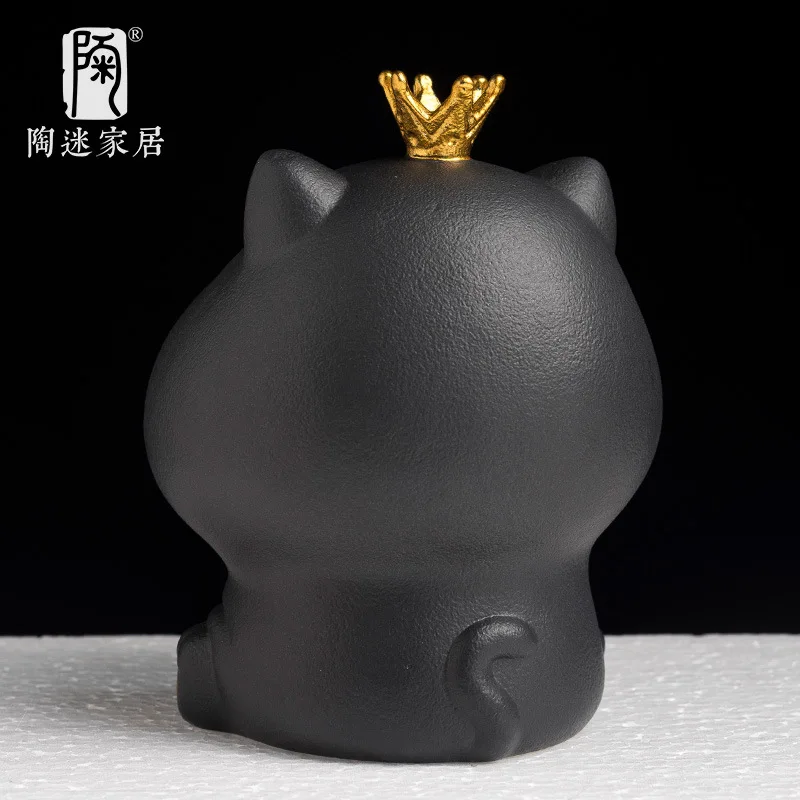 Милые украшения в виде животных короны и кота керамическая домашняя креативная