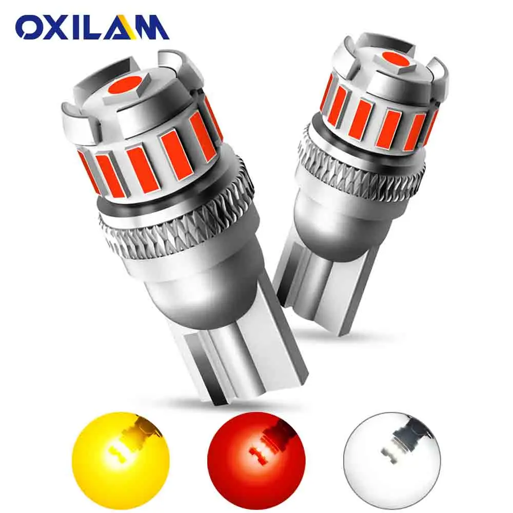 

2 шт. T10 W5W светодиодный светильник Canbus без ошибок 194 168 автомобильные интерьерные лампы номерной знак лампа купол чтения багажник свет Белый ...