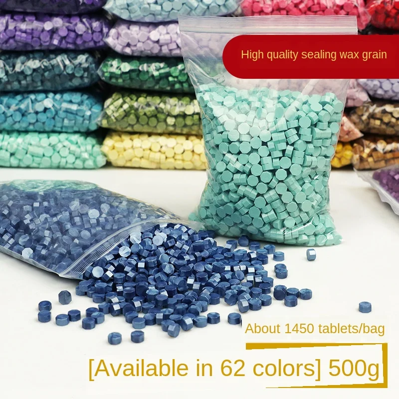 500 г Восьмигранная сургучная Восковая краска в ретро стиле гранула сделай сам