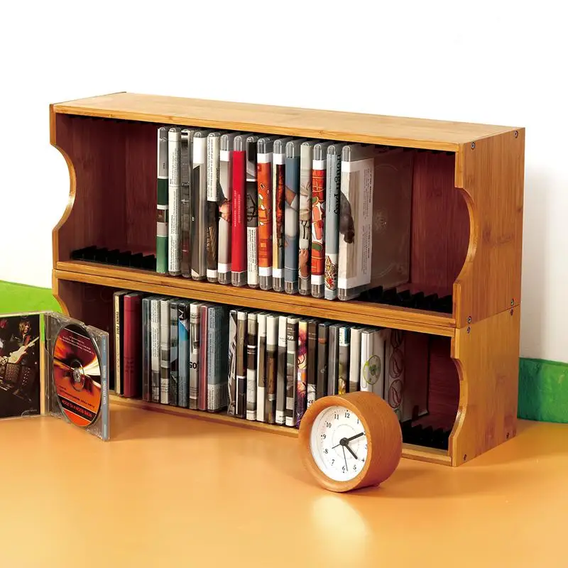 Стеллаж для хранения компакт-дисков Ps4 Настольный стеллаж Cd-дисков твердый