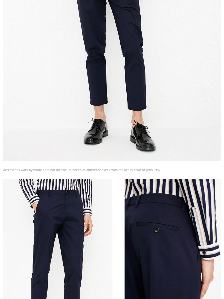 JackJones мужские Смарт повседневные лайкра ткань slim fit бизнес чистый цвет брюки мужские 218314501