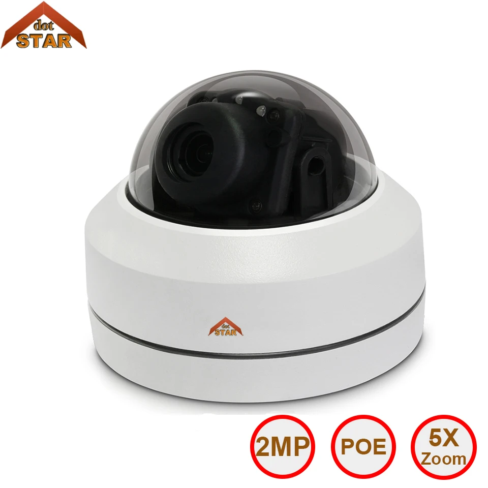 1080P Full HD PTZ POE IP Камера Водонепроницаемый Крытый сети видеонаблюдения 5xzoom P2P