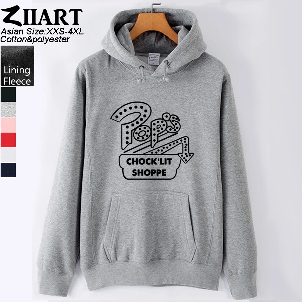 south side serpents riverdale hot tv show pop's chock'lit shoppe Gir Woman Hoodie Couple Clothes Autumn Winter Fleece ZIIART | Женская