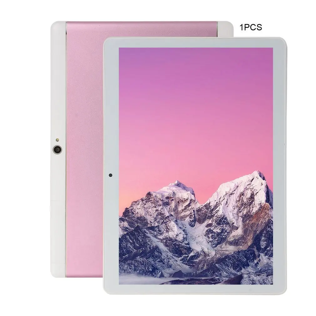 

Round Hole Tablet 10.1 Inch HD Large Screen Android 8.10 Version Fashion Portable Tablet 1G+16G Pink Tablet EU Plug