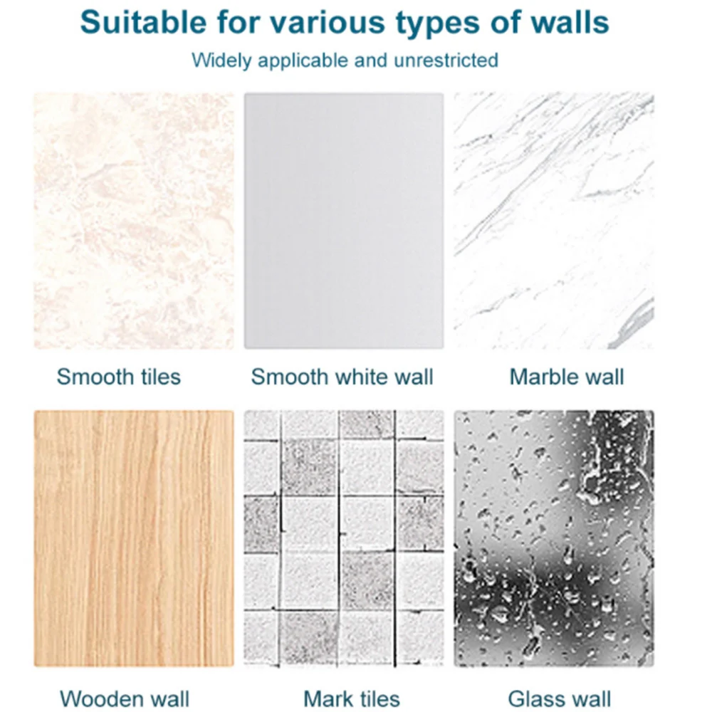 

Wall Mounted Round Shower Mounting Brackets Shower Stand 90 Multi-tap Adjustment Seamless Hook Paste Bath Shower Holder