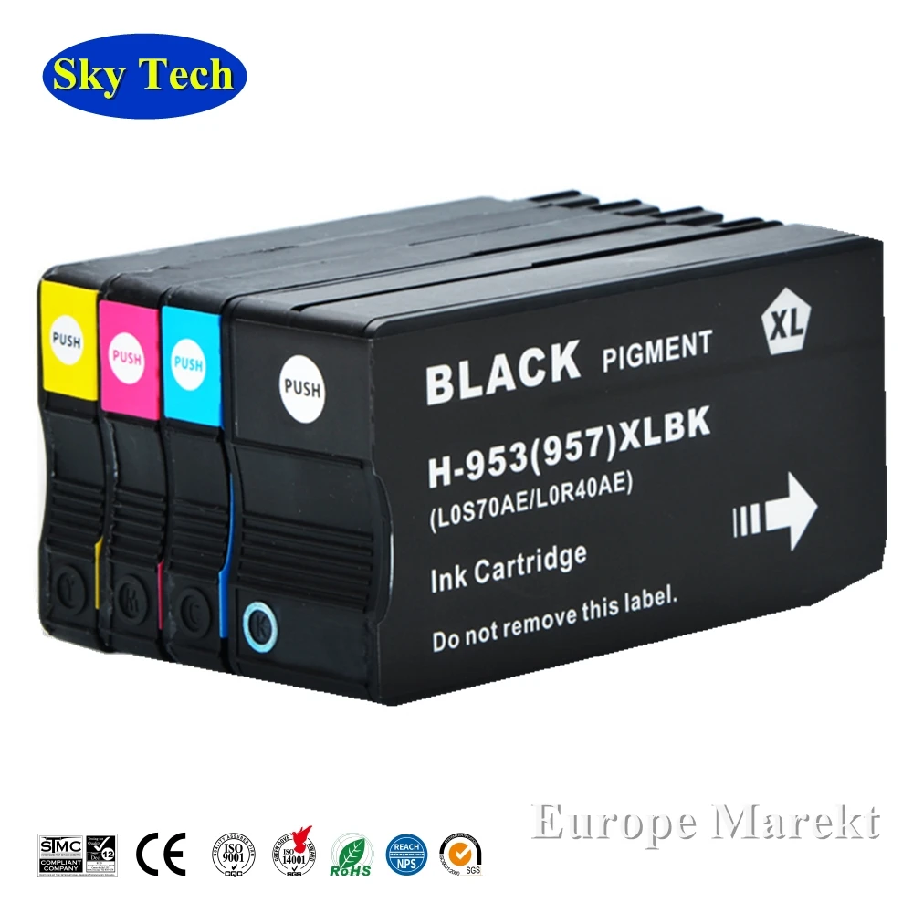 Совместимый чернильный картридж для принтеров HP 953 957 XL OfficeJet Pro