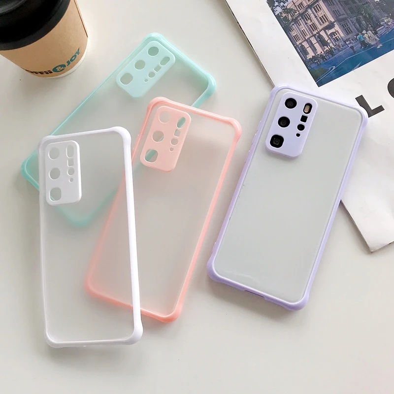 

3D противоударный жесткий чехол для Samsung Galaxy A72 A52 A32 A22 A12 A71 A51 A31 A70 A50 A30 A20, прозрачный мягкий матовый чехол карамельных цветов