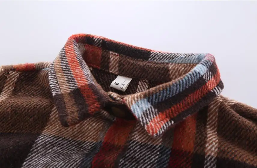 

Fashion Baby Girl Plaid Shirt Children Jacket 2021 Spring Autumn New Blouse Kids Loose Outerwear Baby Clothes Shirt wz237