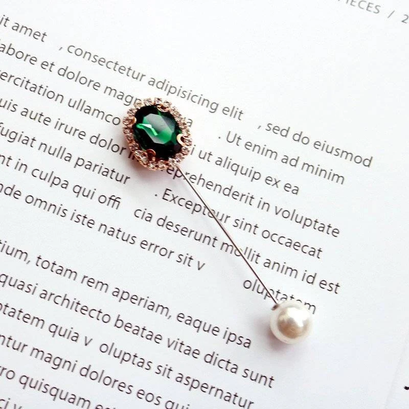 

Fashion Retro Pin Brooch With Dazzling Stone Pins For Women Coat Elegant Brooch High Quality Jewelry Accessories Pins Gifts