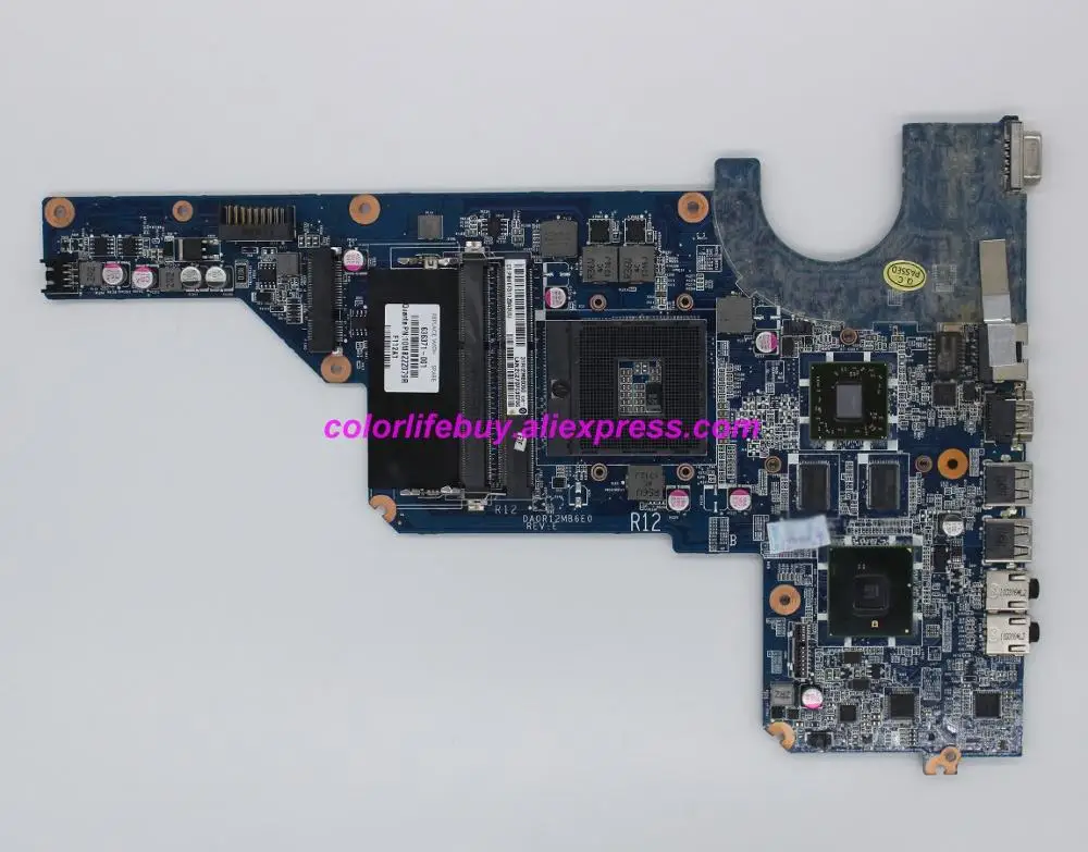 Genuine 636371-001 DA0R12MB6E0 HD6470/512 HM55 Laptop Motherboard Mainboard for HP Pavilion G4 G4T G7T Series Notebook PC