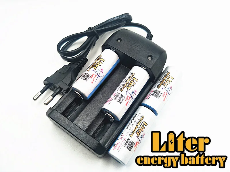 Оригинальный литровый аккумулятор ICR 18500 3 7 V 1600mAh литий ионный + зарядное