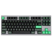 Domikey SA abs doubleshot keycap semiconductor for mx stem keyboard poker 87 104 gh60 xd64 xd68 xd84 xd96 xd75 xd87 green black