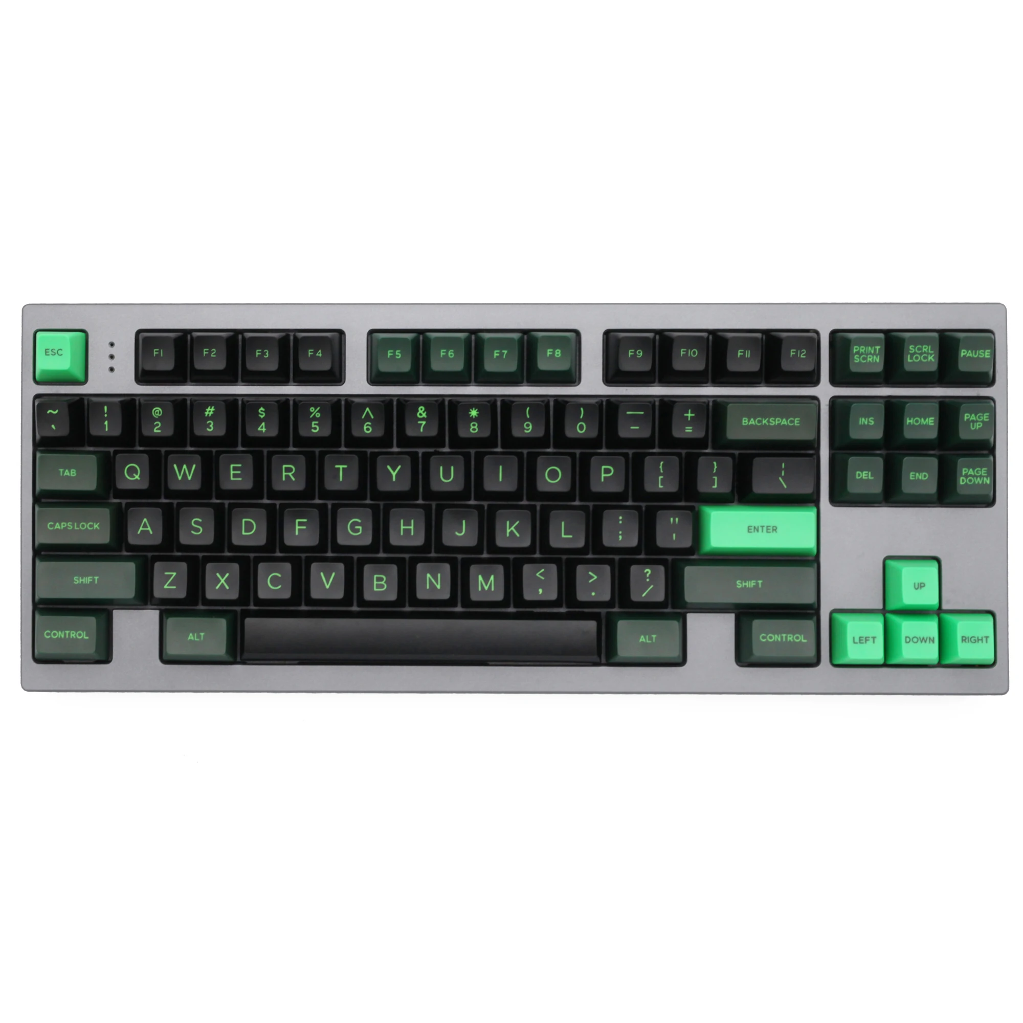 Domikey SA abs doubleshot keycap semiconductor для mx stem keyboard poker 87 104 gh60 xd64 xd68 xd84 xd96 xd75 xd87 зеленый