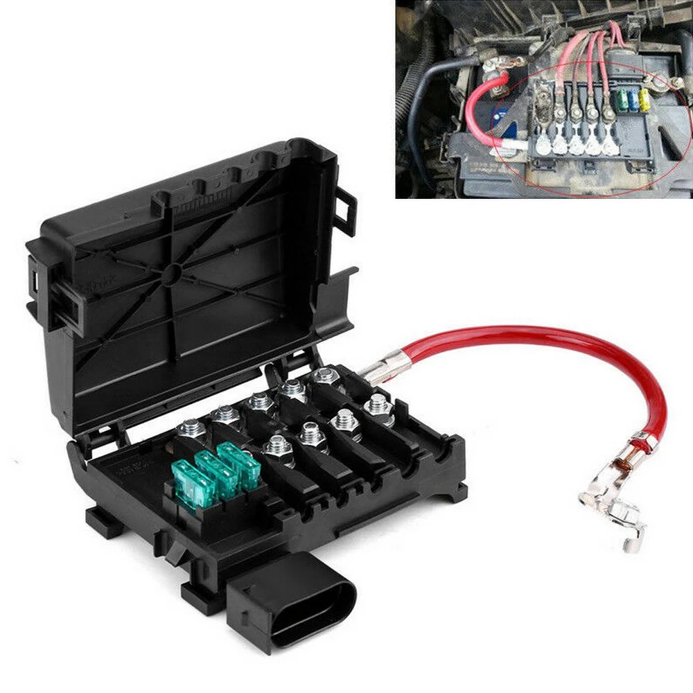 Universal 1pc Way Blade Fuse Box & Bus Bar Car Kit With Cover Marine FuseBox Holder For Auto Boat Trike | Автомобили и