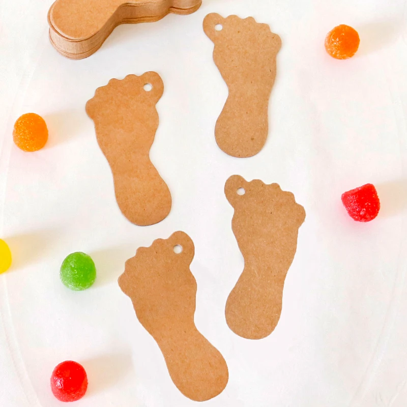 50 шт. пустой крафт-бумага ярлыки для подарков креативное платье ношения дома