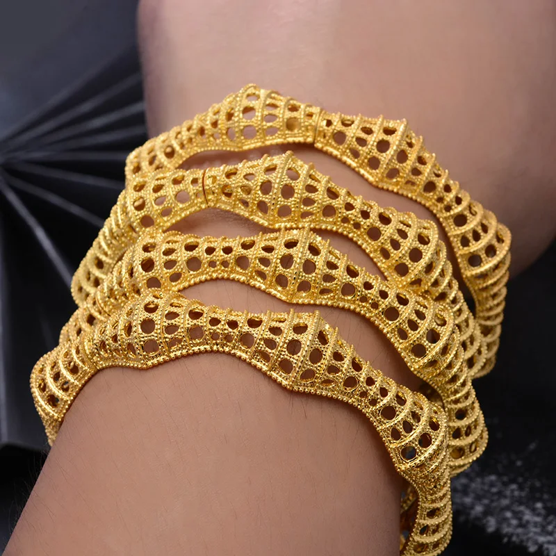 WANDO BIG Wide Coin Cuff Bangle Women Middle Eastern Jewelry New Arab Ethnic Gold Color Bracelets Gift B41 | Украшения и