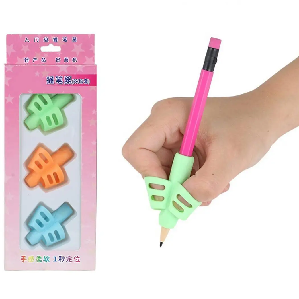 Детский держатель для карандашей и ручек с двумя пальцами ручка письма коррекция