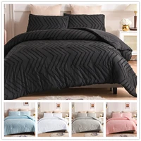 clipping and carving bedding set duvet cover for home twin size bed 2 people 220x240 king pillowcase luxury euro couple quilt