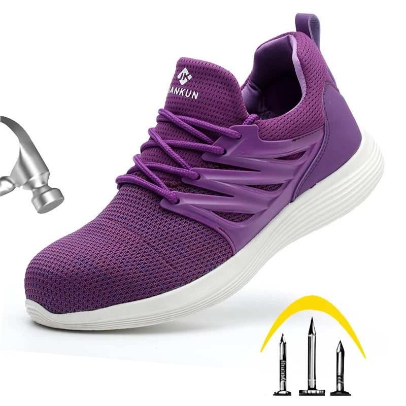 Мужская Рабочая обувь Для мужчин женщин Сталь носком Устойчивые к проколам