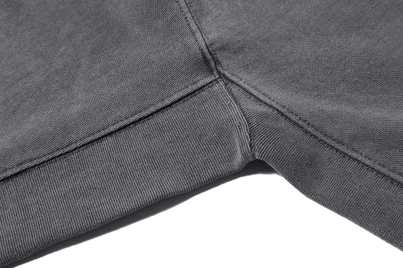 

Hot Sale MD tetAtet Sweatshirts Men Women CAVEMPT Faded Wash Grey Crew Neck Hoodie HipHop 100% Cotton Men Sweatshirts Pullovers