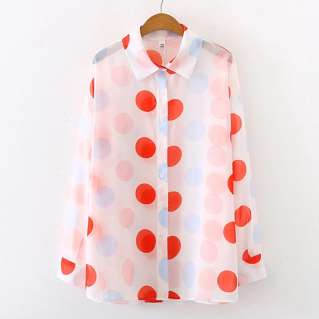 Новые женские рубашки с длинным рукавом и карманами|Блузки| |