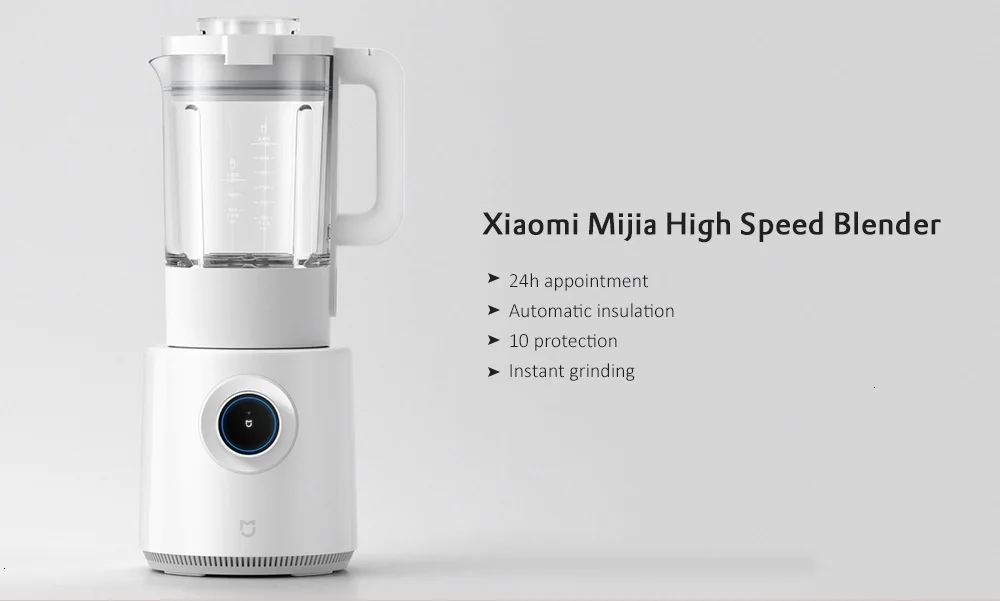 XIAOMI MIJIA высокое Скорость блендер фрукты блендер для овощей чашки Кухня кухонный комбайн электрическая соковыжималка делает смузи и детского питания