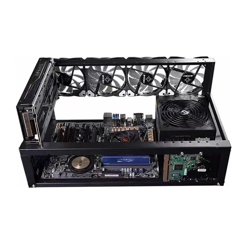 

Open CPU Frame Stand Sub-6/8/12gpu Graphics Card Shelf Biostar Tb250 Suitable for Chassis Motherboard Rack