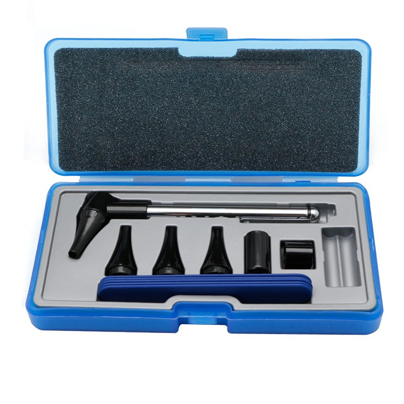Plastic Box Packing Медицинский Пальчиковый Отоскоп Офтальмоскоп стоматологический набор ушей глаз горло клинический набор инструментов диагностическое увеличительное Перо Оборудование - Цвет: Plastic Box Packing