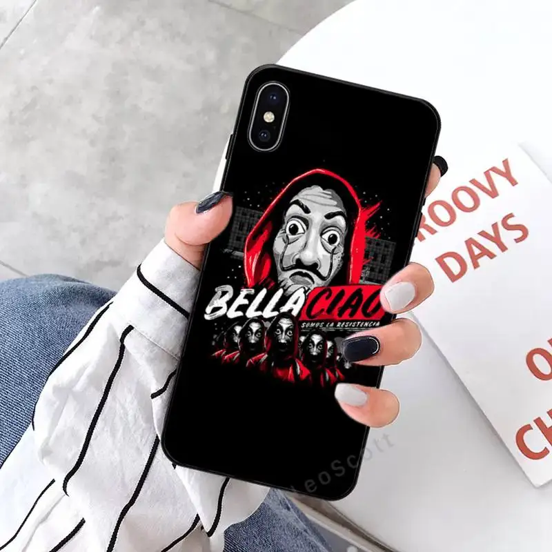 

Spain TV Money Heist House Paper Phone Cases for iPhone 11 12 mini pro XS MAX 8 7 6 6S Plus X 5S SE 2020 XR