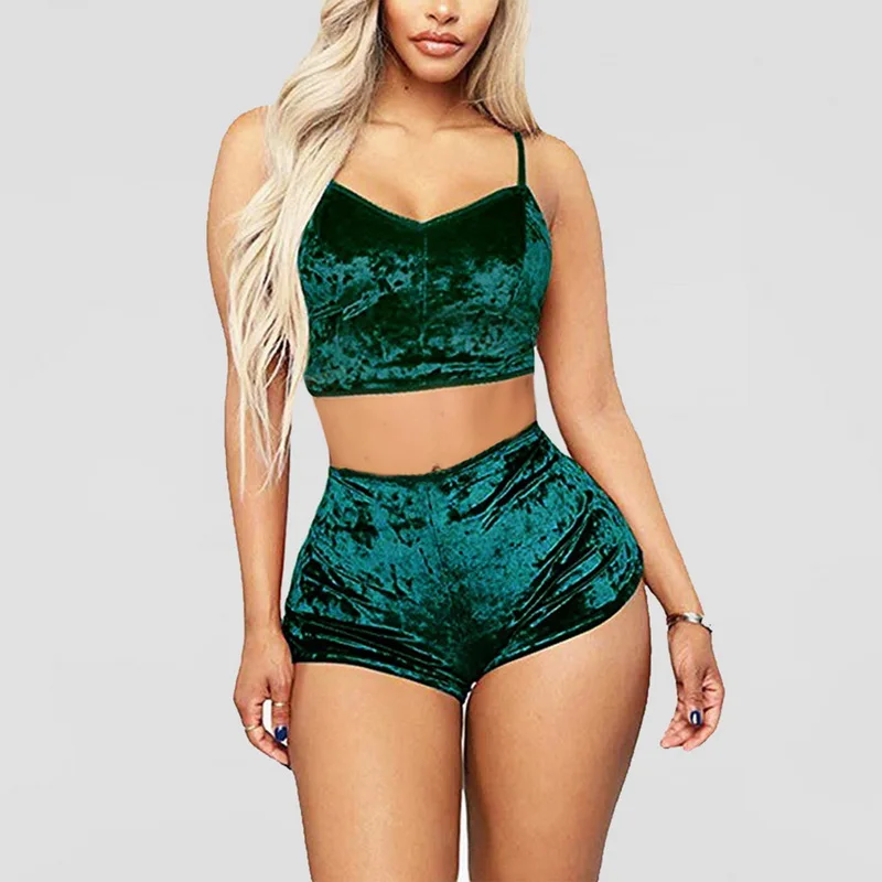 

Ladies Pajama Set Cute Print Pattern Silk V Neck Pijama Satin Sexy Night Home Suits Wear Sleeveless Top And Shorts Sleepwear