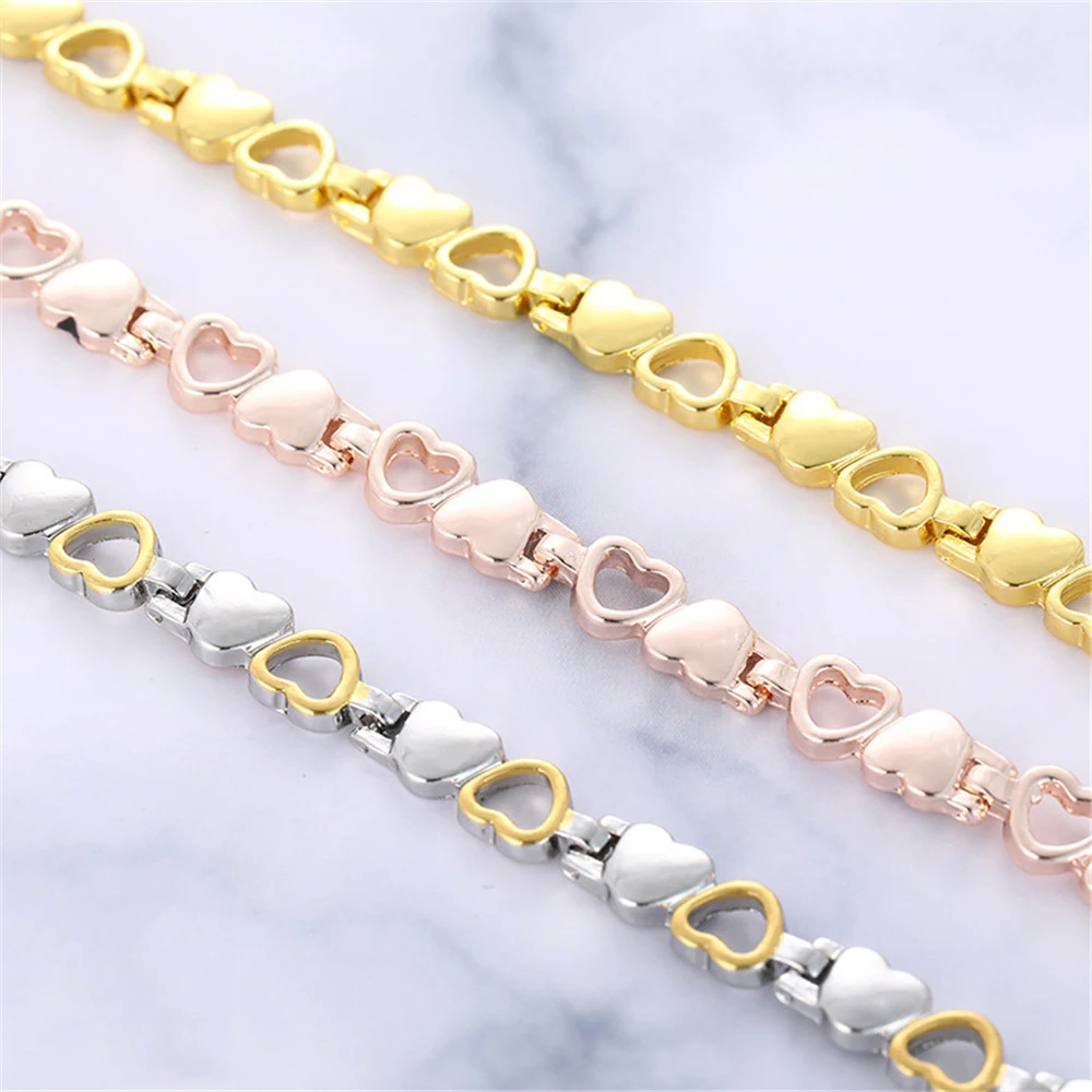 Браслет для женщин и мужчин браслет с сердечками магнитный цепочка | Украшения