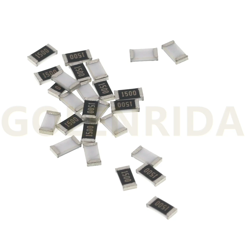 100 шт. 1206 SMD резистор 1% 820 Ом чиповый 0 25 Вт 1/4 820R 821|Резисторы| |