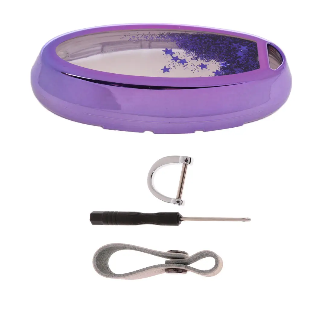 

Quicksand Soft TPU Car Key Bag Shell +Buckle For Sylphy Q50L