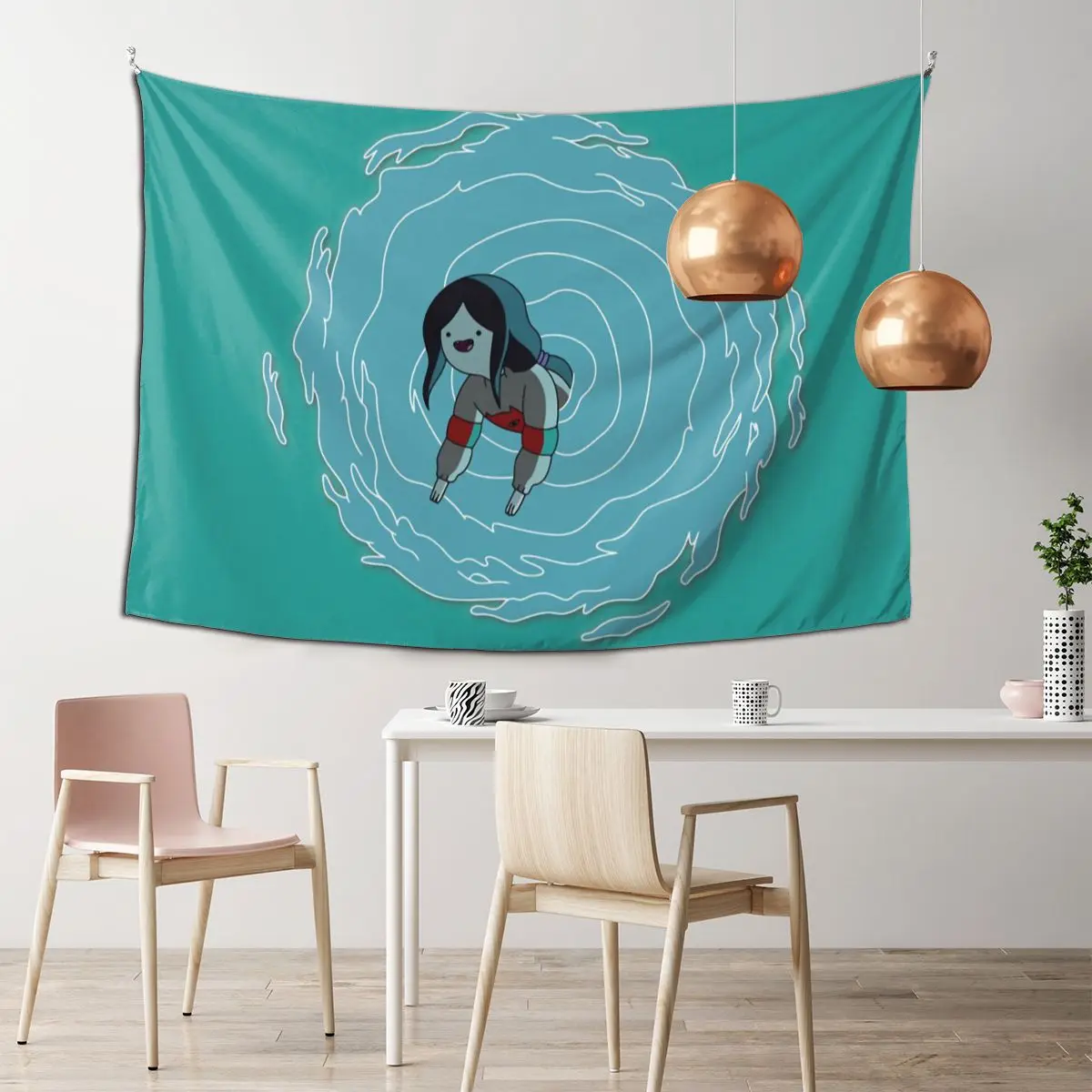 

Adventure Time Finn Jake TV Tapestry BMO Wall Arts Decor Bedroom Hanging Cloth Background Covering Beach Mat