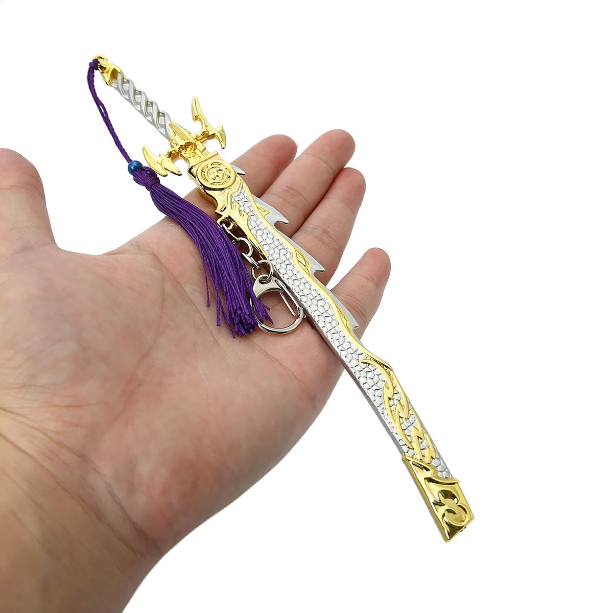 Фигурка аниме Naraka: Bladepoint лук и стрела из меча металлическое оружие игрушечное