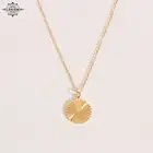 LESIEM 2021 тренд большой 18KGP позолоченные подвески и ожерелья шестеренки колеса многослойные ожерелья женские