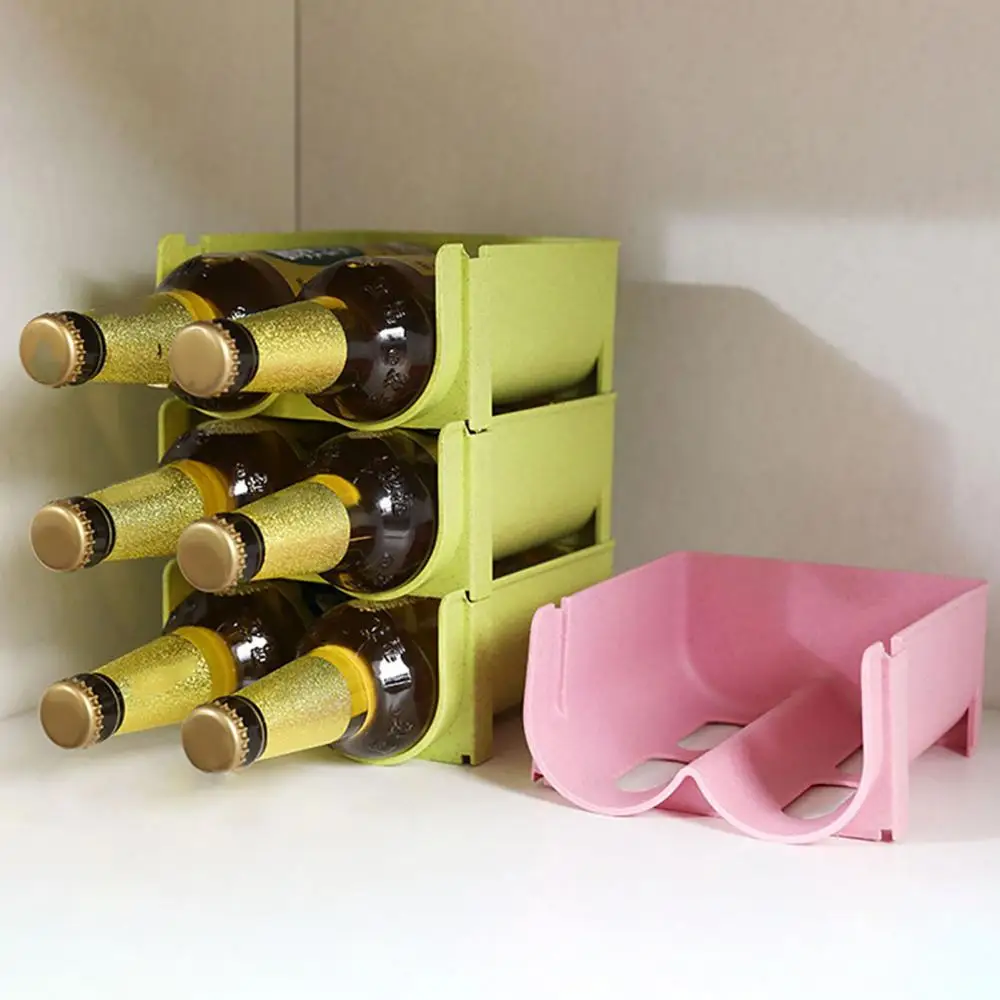 Fridge Organizer Beer Beverage wine bottle Storage Rack Stackable Space Saving Freezer Support Soda Stand Shelf Holder Tray | Дом и сад