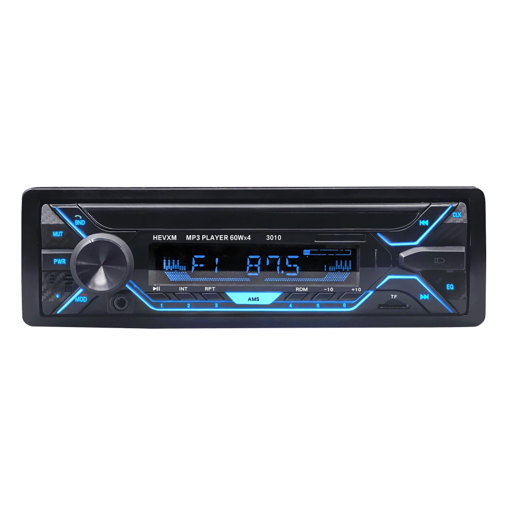 HEVXM 3010 цветной MP3 плеер автомобильный стерео аудио в тире Один 1 Din FM приемник Aux