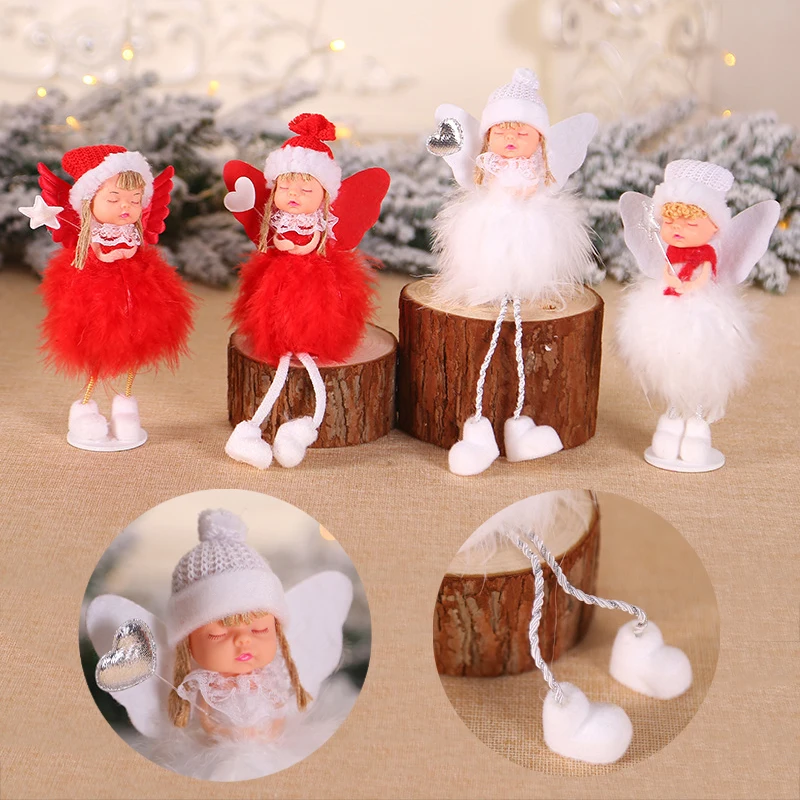 QIFU Рождественские куклы ангелы рождественские украшения для дома 2020 Navidad Санта