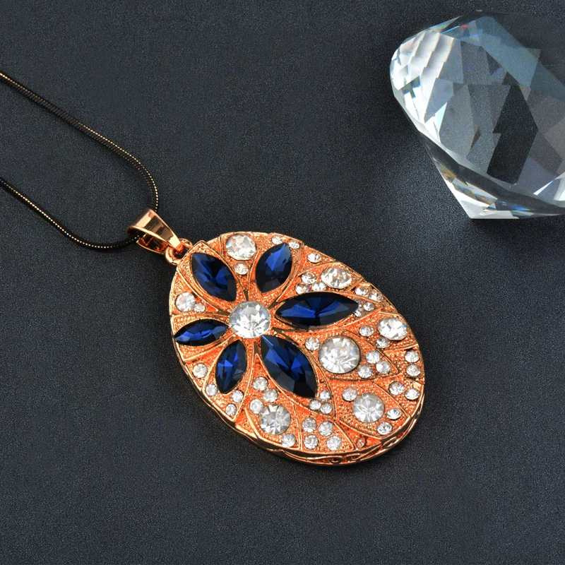 SINLEERY модное овальное золотое ожерелье с кулоном для женщин кубический цирконий