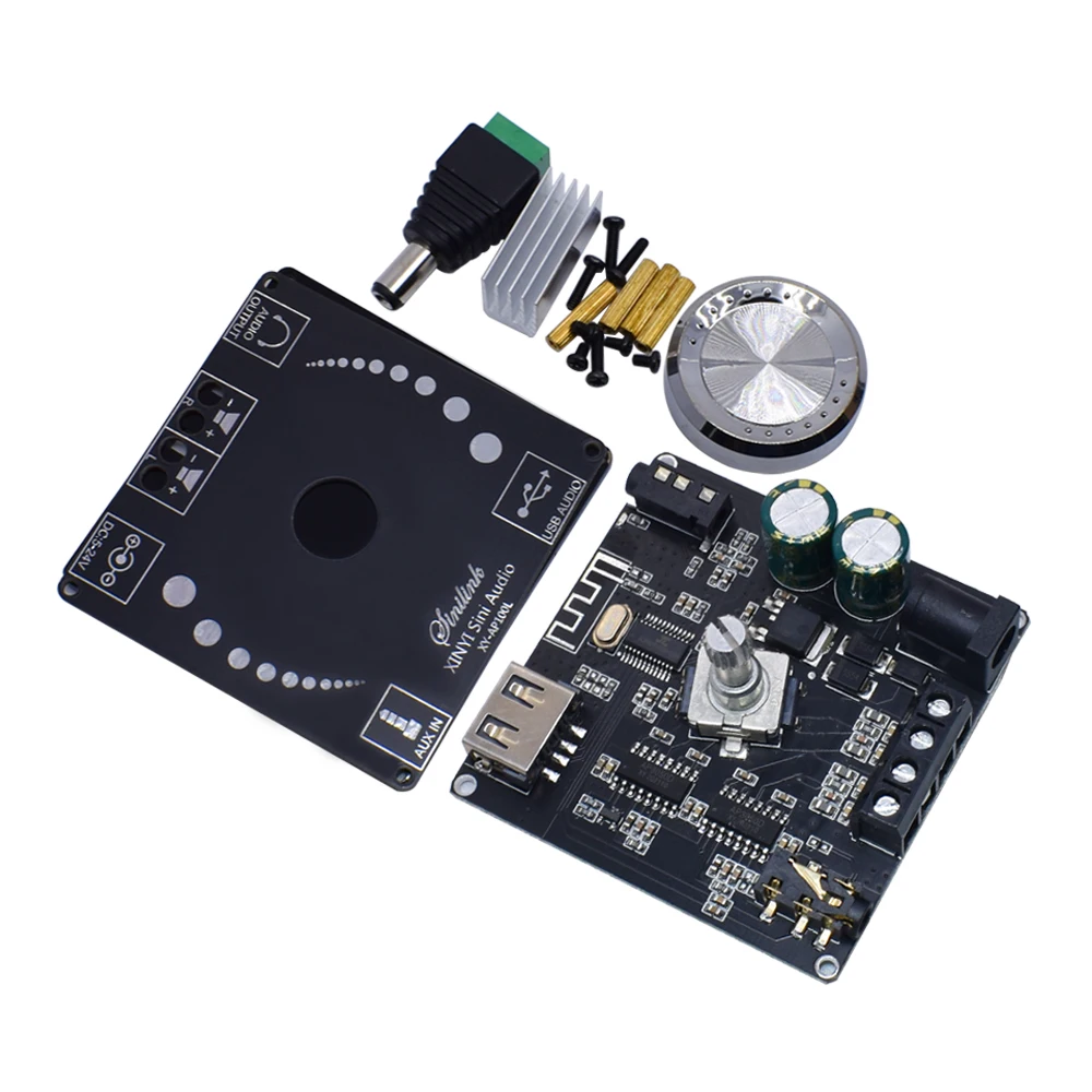 XY-AP100H 100W+100W Dual TPA3116D2 Bluetooth 5.0 Stereo Audio Digital Power Amplifier Board AMP Amplificador AUX USB APP - купить по
