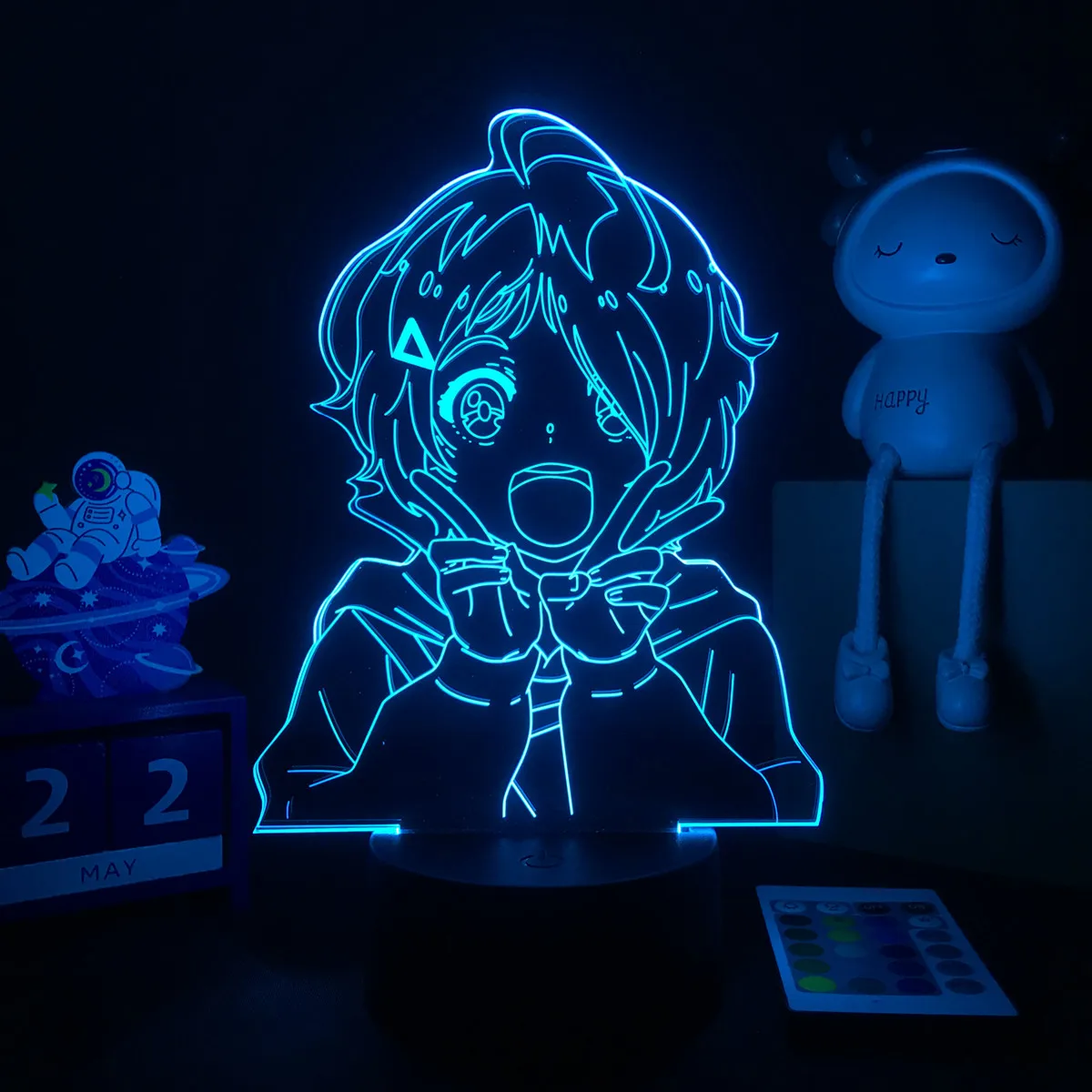 Anime Wonder Egg Priority 3D LED Lamp Ai Ohto Figure Led Night Light for Bedroom Decor Bedside Kids Birthday Mange Gift | Лампы и