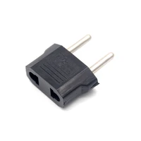 125pcs usa to euro conversion plug adapter us to eu european 2pin travel adapter plug power cord charger sockets outlet