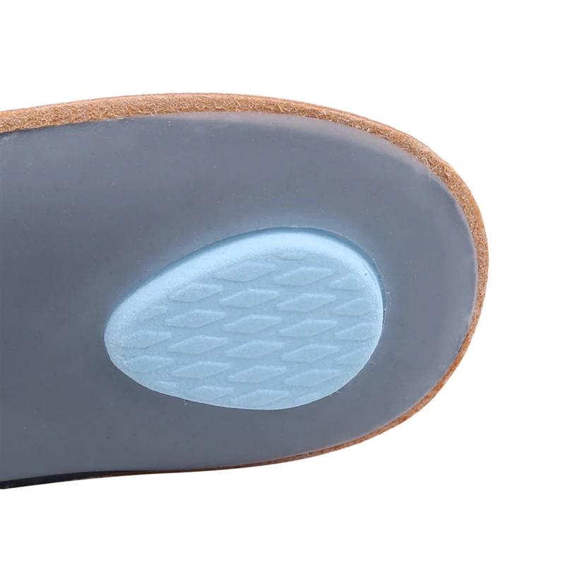 

1 Pair Hot Sale New Unisex 3/4 Length Leather Insole Flat Foot Orthotic Insoles Insoles Foot Tool Arch Support Half Shoe Pad