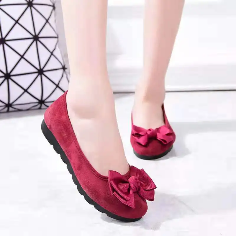 

Women Cute Comfortable Spring Slip on Flat Shoes Lady Fashion Sweet Black Shoes Cool Street Flat Shoes