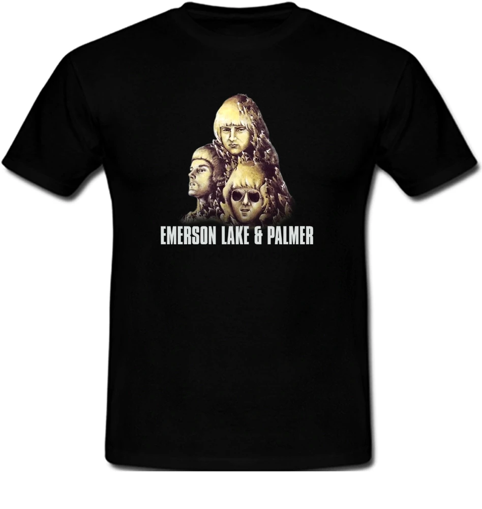 Черная футболка ELP Emerson Lake Палмер band|Мужские футболки| |