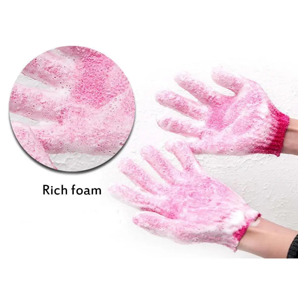 Отшелушивающие перчатки рукавица Ванна Скраб для душа загар мертвой кожи