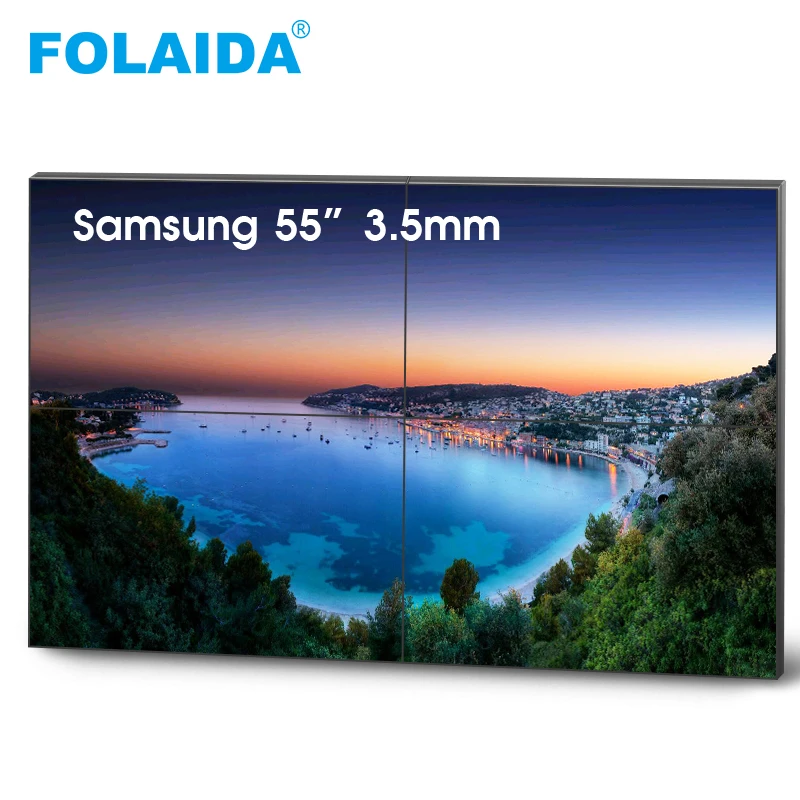 

Оригинальный бренд Samsung TV, 55 дюймов, 3,5 мм, видеостена с ЖК-дисплеем, рекламные дисплеи большого размера, ЖК-монитор, ТВ-стена